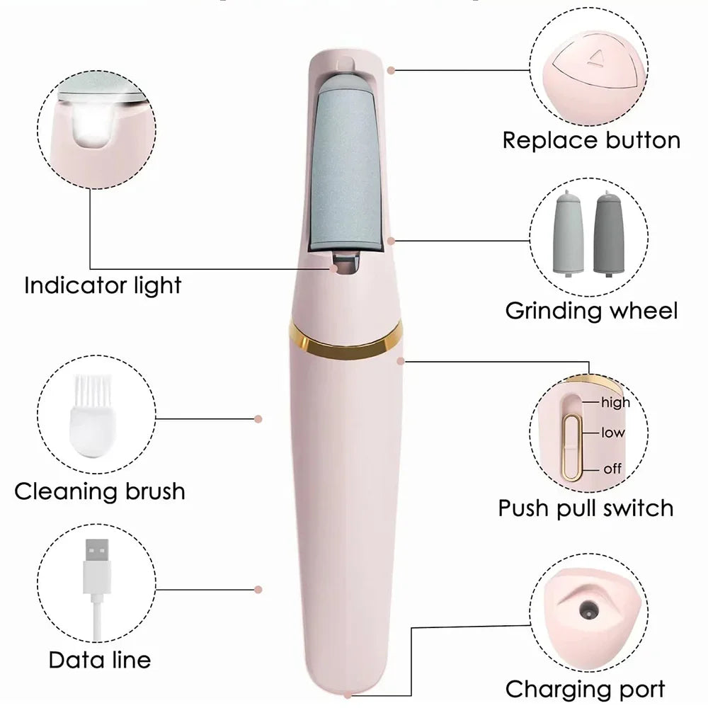CureSkin Electric Callus Remover Skin Care for Heels Dead Skin Remover